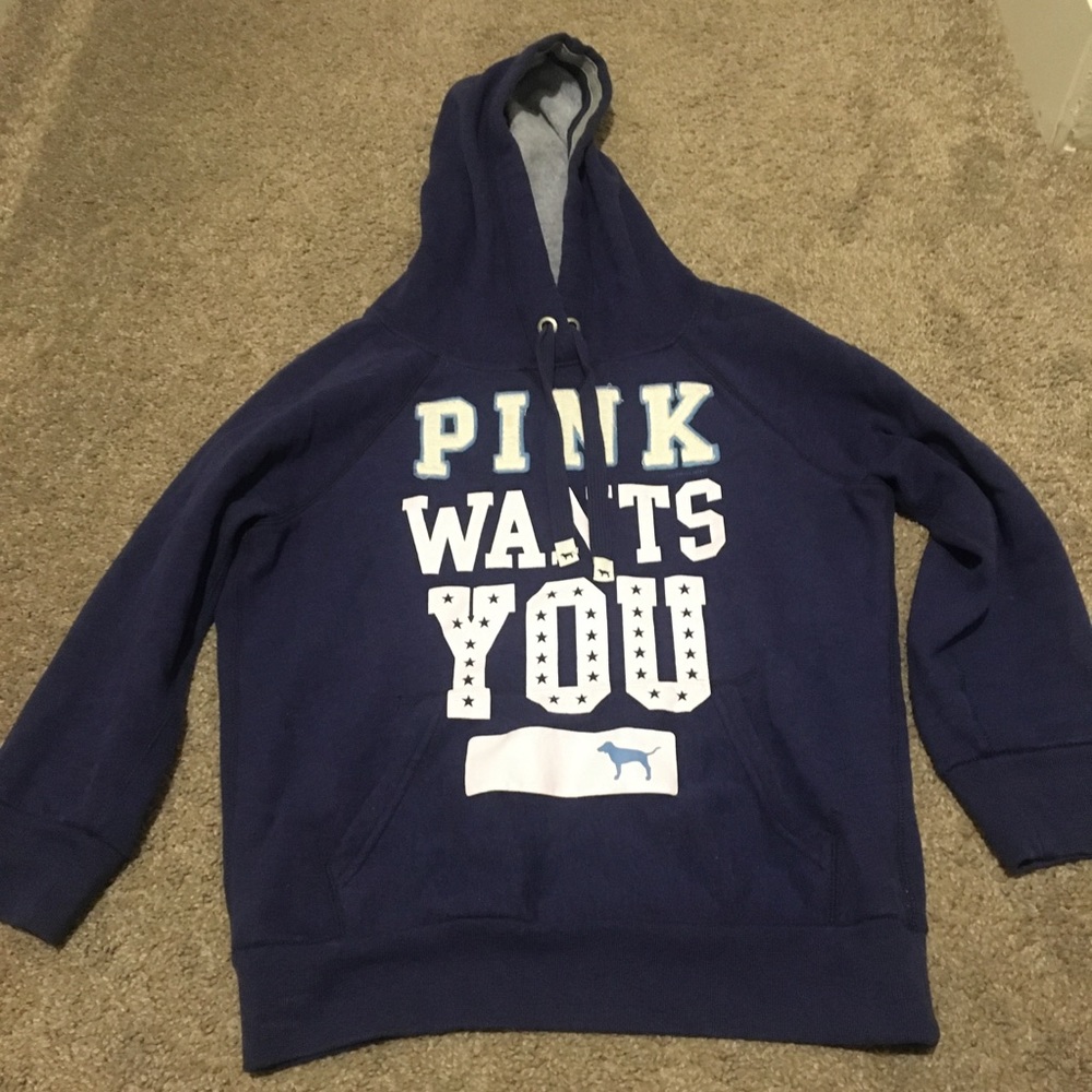 VS PINK 3/4 Sleeve Hoodie
